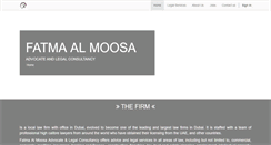 Desktop Screenshot of fatmaalmoosa.com
